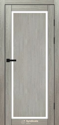 Міжкімнатні двері Syndicate Doors (40 мм)  PVC SD-113 Дуб ровера Сатин
