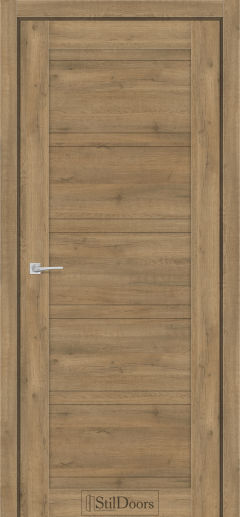 Міжкімнатні Двері StilDoors Romanda (40мм.) Дуб Крафт Глухе