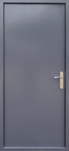 Вхідні двері Qdoors, Технічні, Техно 1, антрацит 7024,  870 мм., 960 мм.
