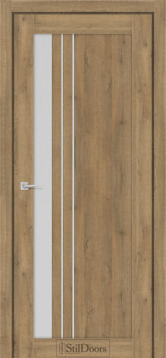Міжкімнатні Двері StilDoors Bellano (40мм.) Дуб Крафт Сатин білий