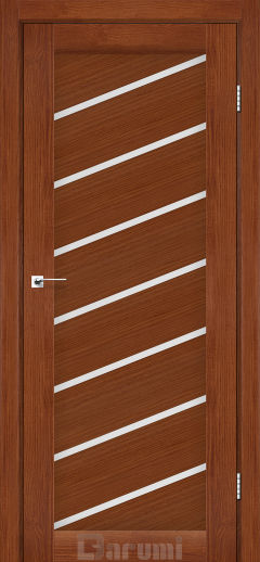 Міжкімнатні двері Darumi Rosalia (40 мм) Горіх роял Сатин білий