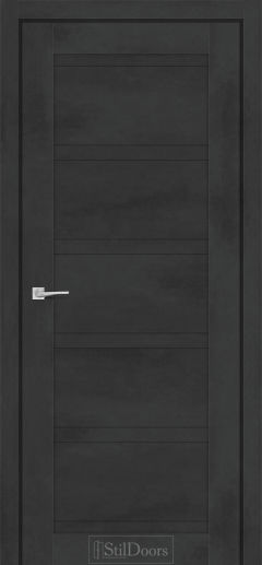 Міжкімнатні Двері StilDoors Romanda (40мм.) Бетон Антрацит Глухе