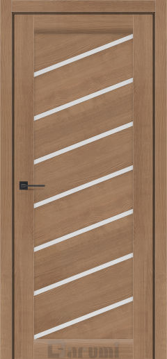 Міжкімнатні двері Darumi Rosalia (40 мм) Горіх кендал Сатин білий