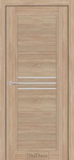 Міжкімнатні Двері StilDoors Ravello (40мм.) Ясен Пісочний Сатин білий