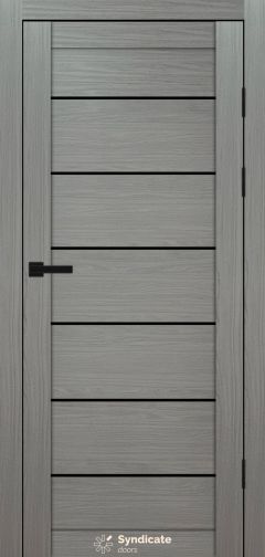 Міжкімнатні двері Syndicate Doors (40 мм)  PVC SD-108 Венге модерна Чорне