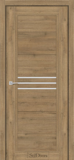 Міжкімнатні Двері StilDoors Ravello (40мм.) Дуб Крафт Сатин білий