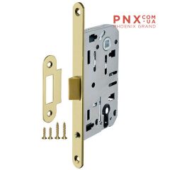 Корпус врізного замка LH 85-50 P SG (Матове золото) Box ARMADILLO (для легких дверей)