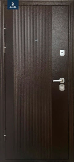 Вхідні двері Хотин Мідь/Спил коньячний