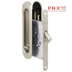 Засувка з ручками для розсувних дверей Soft LINE SL-011 SN PUNTO
