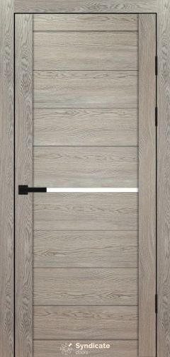 Міжкімнатні двері Syndicate Doors (40 мм)  PVC SD-129 Дуб натуральний Сатин