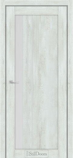 Міжкімнатні Двері StilDoors Bellano (40мм.) Вуд Стайл Сатин білий