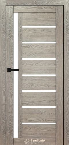Міжкімнатні двері Syndicate Doors (40 мм)  PVC SD-101 Дуб натуральний Сатин