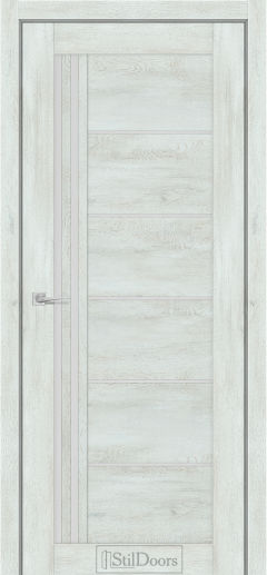 Міжкімнатні Двері StilDoors Vitano (40мм.) Вуд Стайл Сатин білий