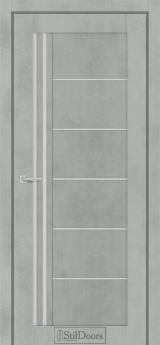Міжкімнатні Двері StilDoors Vitano (40мм.) Бетон Тефра Сатин білий