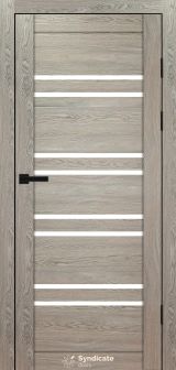 Міжкімнатні двері Syndicate Doors (40 мм)  PVC SD-118 Дуб натуральний Сатин