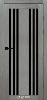 Міжкімнатні двері Syndicate Doors (40 мм)  PVC SD-126 Венге модерна Чорне