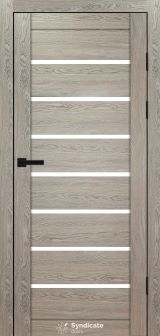Міжкімнатні двері Syndicate Doors (40 мм)  PVC SD-102 Дуб натуральний Сатин