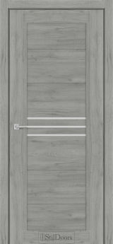 Міжкімнатні Двері StilDoors Ravello (40мм.) Дуб Платина Сатин білий
