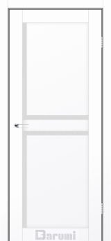 Міжкімнатні двері Darumi Carmen (40мм) Білий матовий Сатин білий
