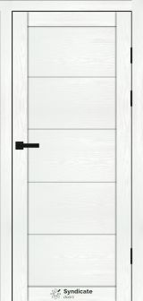 Міжкімнатні двері Syndicate Doors (40 мм)  PVC SD-174 Біла структура Глухе