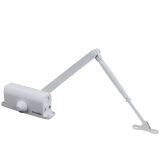 Доводчик дверний морозостійкий LY5 120 кг (білий) ARMADILLO (с рычажной тягой)