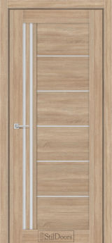 Міжкімнатні Двері StilDoors Vitano (40мм.) Ясен Пісочний Сатин білий