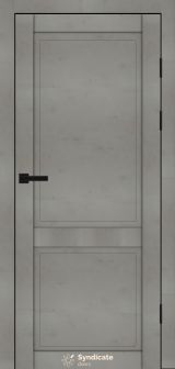 Міжкімнатні двері Syndicate Doors (40 мм)  PVC SD-132 Бетон світлий Глухе