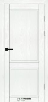 Міжкімнатні двері Syndicate Doors (40 мм)  PVC SD-132 Біла структура Глухе