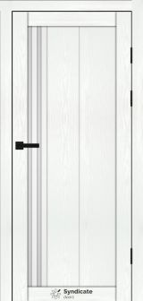 Міжкімнатні двері Syndicate Doors (40 мм)  PVC SD-136 Біла структура Сатин