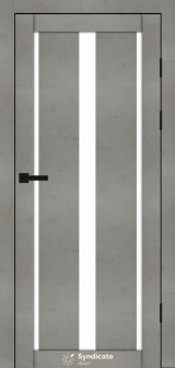 Міжкімнатні двері Syndicate Doors (40 мм)  PVC SD-127 Бетон світлий Сатин