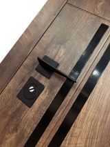 Вхідні двері П-3К-573/00 Q Спил коньячний/спил медовий - Изображение 3