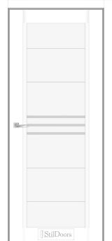 Міжкімнатні Двері StilDoors Ravello (40мм.) Білий Мат (Поліпропілен) Сатин білий