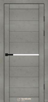 Міжкімнатні двері Syndicate Doors (40 мм)  PVC SD-129 Бетон світлий Сатин