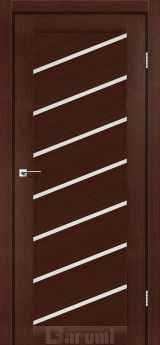 Міжкімнатні двері Darumi Rosalia (40 мм) Венге панга Сатин білий