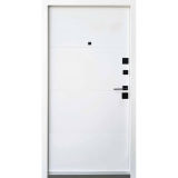Вхідні двері Qdoors, колекція Ультра, дуб табак/біле дерево - Изображение 1