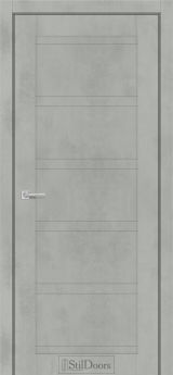 Міжкімнатні Двері StilDoors Romanda (40мм.) Бетон Тефра Глухе
