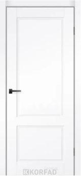 Міжкімнатні двері  Korfad Excellence  40 мм,  Weston,  біла емаль, глухі