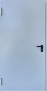 Вхідні двері Qdoors, Технічні ЕІ 60, Шагрень RAL 7035, 870 мм., 960 мм.