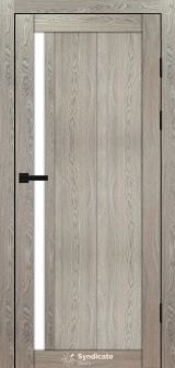 Міжкімнатні двері Syndicate Doors (40 мм)  PVC SD-124 Дуб натуральний Сатин