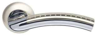 Роздільна ручка Libra LD26-1SN/CP-3 матовий нікель/хром ARMADILLO