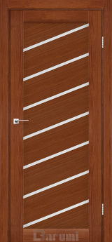 Міжкімнатні двері Darumi Rosalia (40 мм) Горіх роял Сатин білий