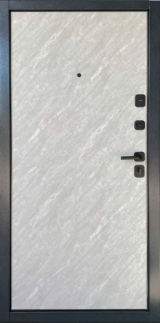 Вхідні двері Буковель Чорний муар/Бетон - Изображение 1