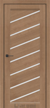 Міжкімнатні двері Darumi Rosalia (40 мм) Горіх кендал Сатин білий