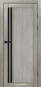 Міжкімнатні двері Syndicate Doors (40 мм)  PVC SD-136 Дуб ровера Чорне
