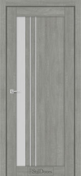 Міжкімнатні Двері StilDoors Bellano (40мм.) Ясен Нордік Сатин білий