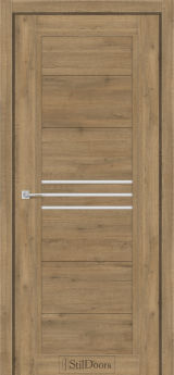 Міжкімнатні Двері StilDoors Ravello (40мм.) Дуб Крафт Сатин білий
