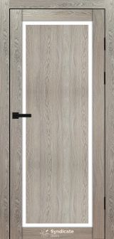 Міжкімнатні двері Syndicate Doors (40 мм)  PVC SD-113 Дуб натуральний Сатин