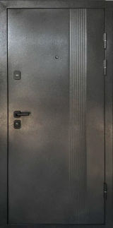 Вхідні двері Буковель Чорний муар/Бетон