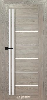 Міжкімнатні двері Syndicate Doors (40 мм)  PVC SD-114 Дуб натуральний Сатин