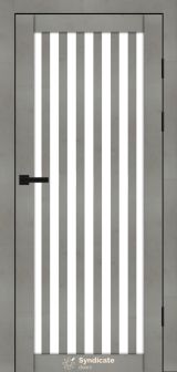 Міжкімнатні двері Syndicate Doors (40 мм)  PVC SD-125 Бетон світлий Сатин